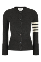 Graphite cashmere cardigan -  | Wise