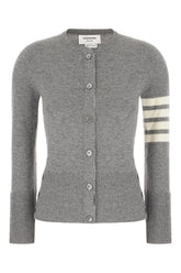 Grey cashmere cardigan -  | Wise