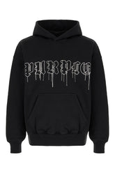 Black cotton sweatshirt -  | Wise