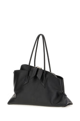 Black leather La Passeggiata medium shoulder bag -  | Wise