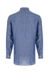 Camicia in lino blu -  | Wise