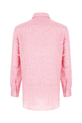 Camicia in lino rosa -  | Wise