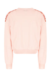 Embroidered cotton blend cardigan -  | Wise