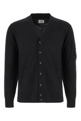 Black cotton cardigan -  | Wise
