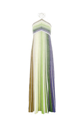 Multicolor stretch viscose blend long dress -  | Wise
