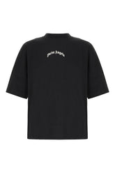Black cotton oversize t-shirt -  | Wise