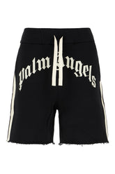 Black cotton bermuda shorts -  | Wise
