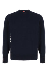 Navy blue cotton cardigan -  | Wise