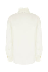 Ivory silk blouse -  | Wise