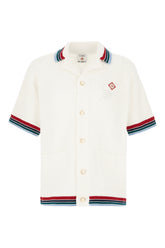 White crochet shirt -  | Wise