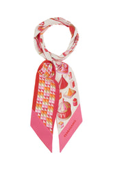 Printed silk foulard -  | Wise