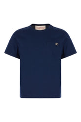 Navy blue cotton t-shirt -  | Wise