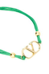 Bracciale in cotone verde -  | Wise