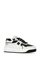 Multicolor nappa leather and fabric One Stud XL sneakers -  | Wise