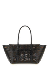Black leather New Mina handbag -  | Wise
