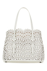 Borsa a mano Mina 25 in pelle bianca -  | Wise