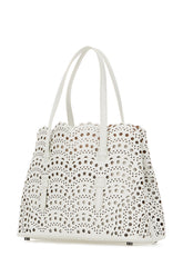 Borsa a mano Mina 25 in pelle bianca -  | Wise