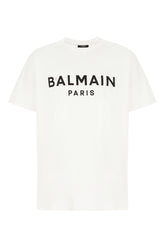 White oversize cotton t-shirt -  | Wise