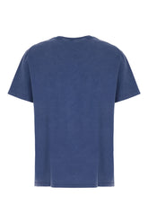 Denim blue cotton t-shirt -  | Wise