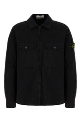 Black stretch cotton shirt -  | Wise