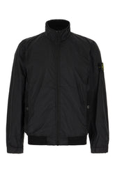 Black nylon windbreaker -  | Wise