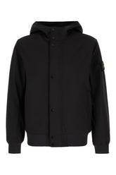 Black polyester blend jacket -  | Wise