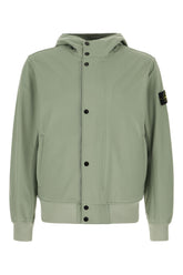 Sage green polyester blend jacket -  | Wise