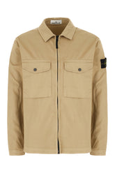 Beige stretch cotton shirt -  | Wise