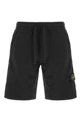 Black cotton bermuda shorts -  | Wise