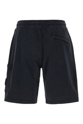 Black cotton bermuda shorts -  | Wise