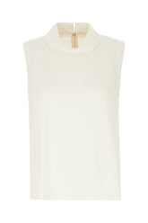 Ivory silk blouse -  | Wise