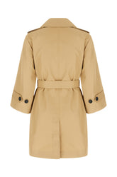 Beige cotton blend trench -  | Wise