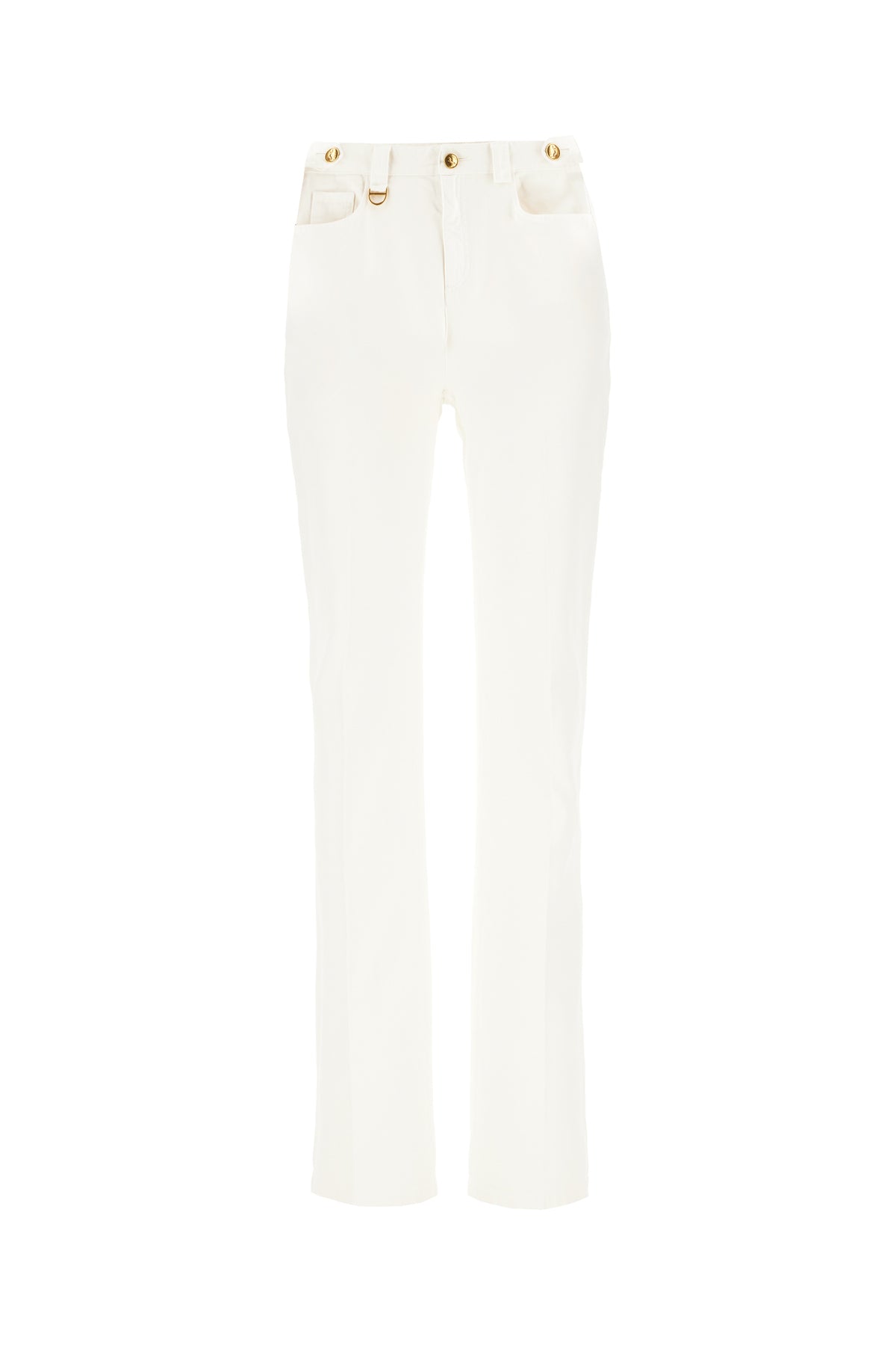 デニム・ジーパン CHLOE Woman Jeans White CH25SPA12365 107 CHLOÉ: Jeans woman - White | Chloé jeans CH25SPA12365 online