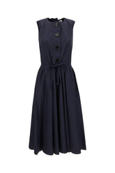 Abito in cotone blu navy -  | Wise