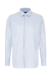 Light blue poplin shirt -  | Wise