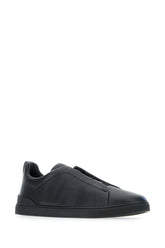 Slip on in pelle nera -  | Wise