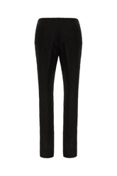 Black linen blend pants -  | Wise