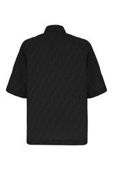 Black linen blend shirt -  | Wise