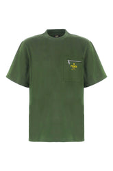 Olive green cotton t-shirt -  | Wise