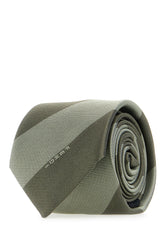 Embroidered silk tie -  | Wise