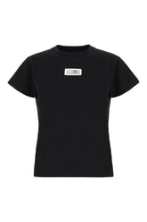 T-shirt in cotone nero -  | Wise