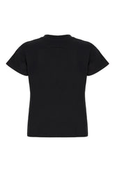 T-shirt in cotone nero -  | Wise