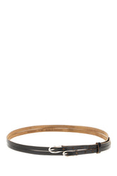 Black leather belt -  | Wise