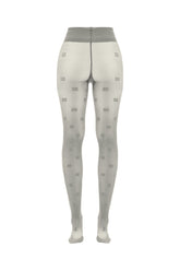 Embroidered stretch nylon blend tights -  | Wise