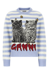 Maglione in misto lana ricamata -  | Wise