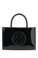 Black synthetic leather Ella mini handbag -  | Wise