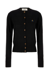 Black cotton cardigan -  | Wise
