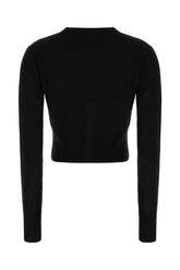 Black cotton cardigan -  | Wise