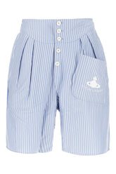 Printed cotton bermuda shorts -  | Wise