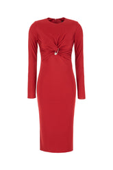Red viscose dress -  | Wise